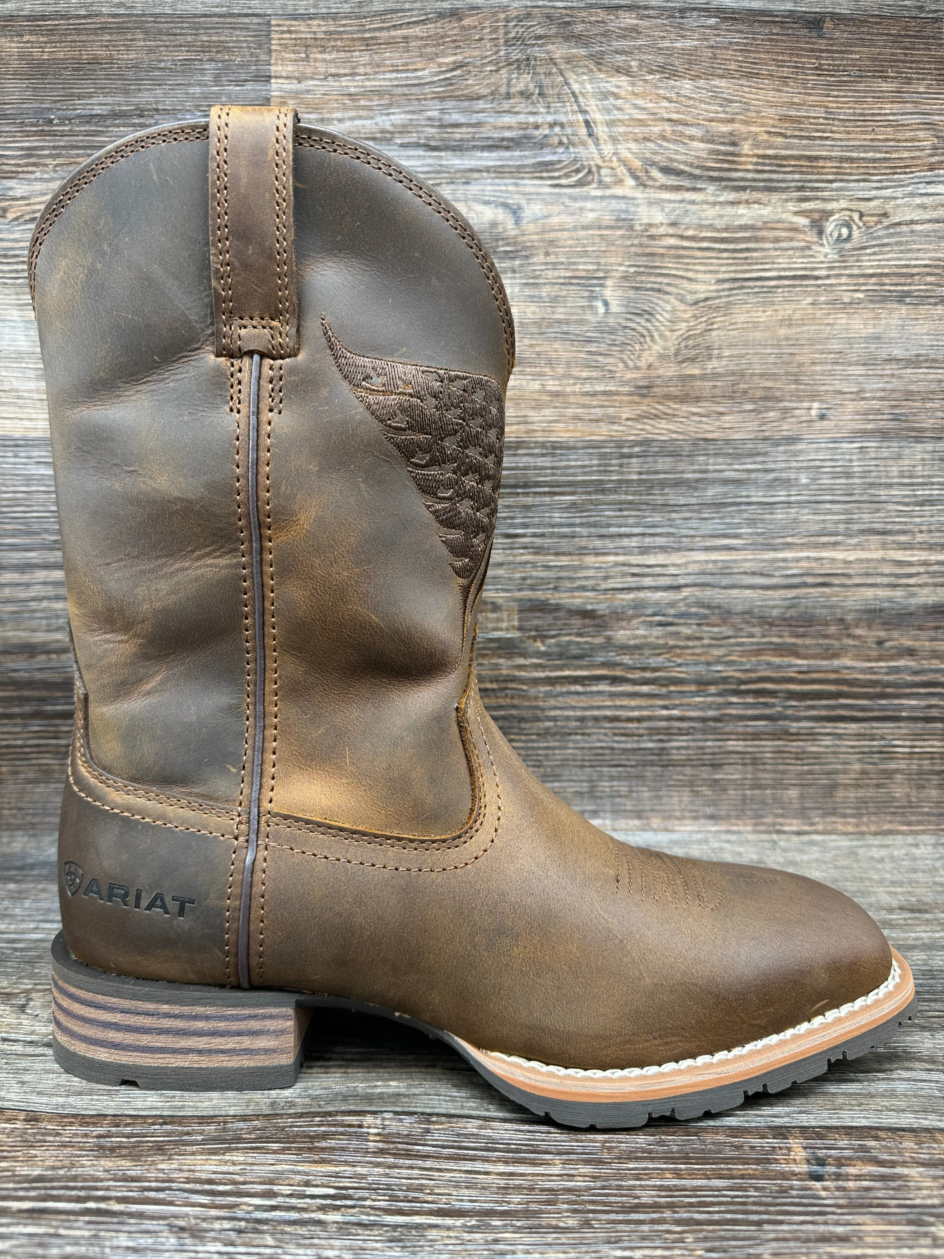 10040419 Men's Hybrid Fly High Square Toe Western/Work Boot by Ariat