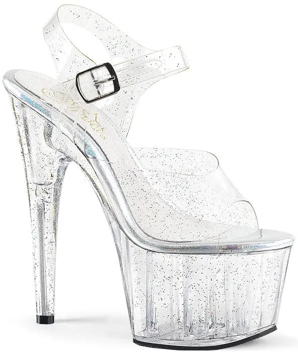 7" Stiletto Glitter Platform (ADORE-708MMG)