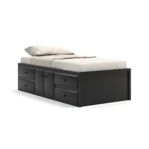 Acadia Cottage Storage Bed with 8 Drawers and 4 Doors