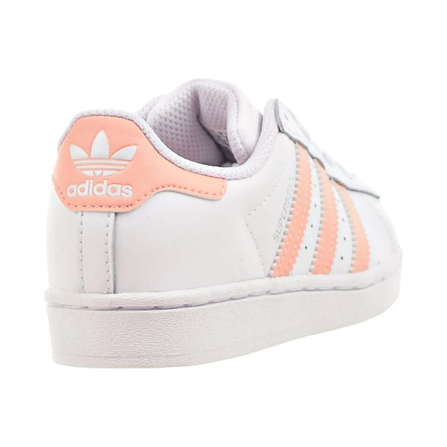 Adidas Superstar C Little Kids' Shoes Footwear White-Haze Coral-Footwear White