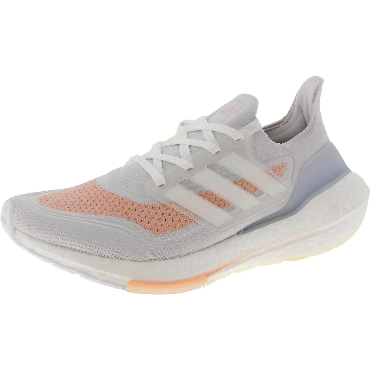 Adidas Womens Ultraboost 21 W Knit Textured Running Shoes