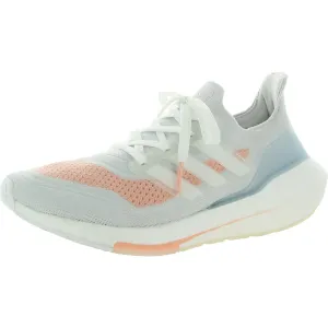 Adidas Womens Ultraboost 21 W Knit Textured Running Shoes