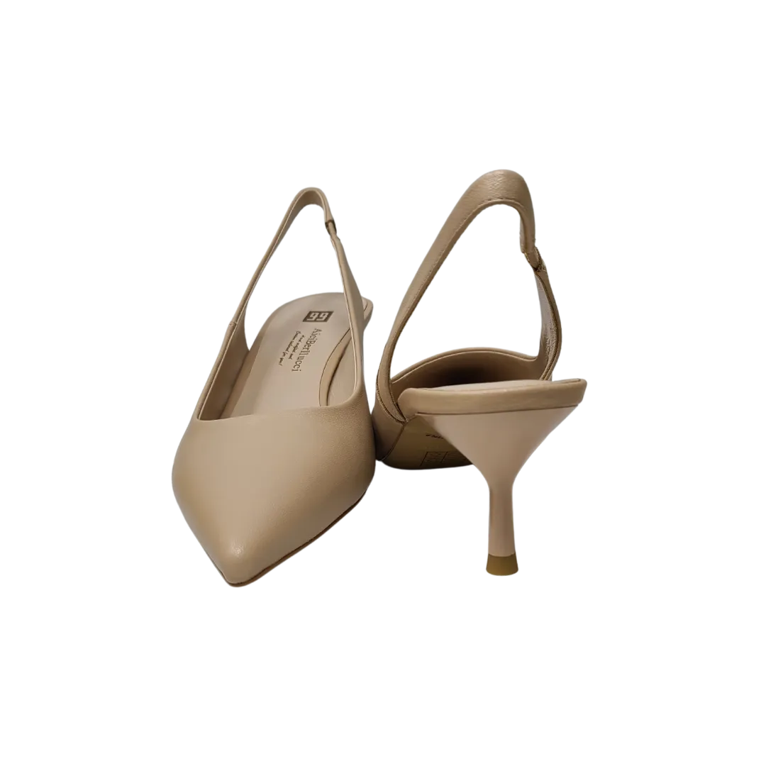 AicBerlluci Laura3 Ladies Nude Sling Heel