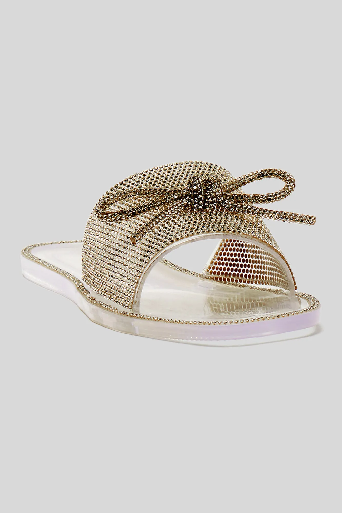 Always Sweet Embellished Sandals - Clear