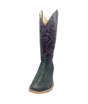 Anderson Bean Exclusive Men's Purple Roses Python Boot