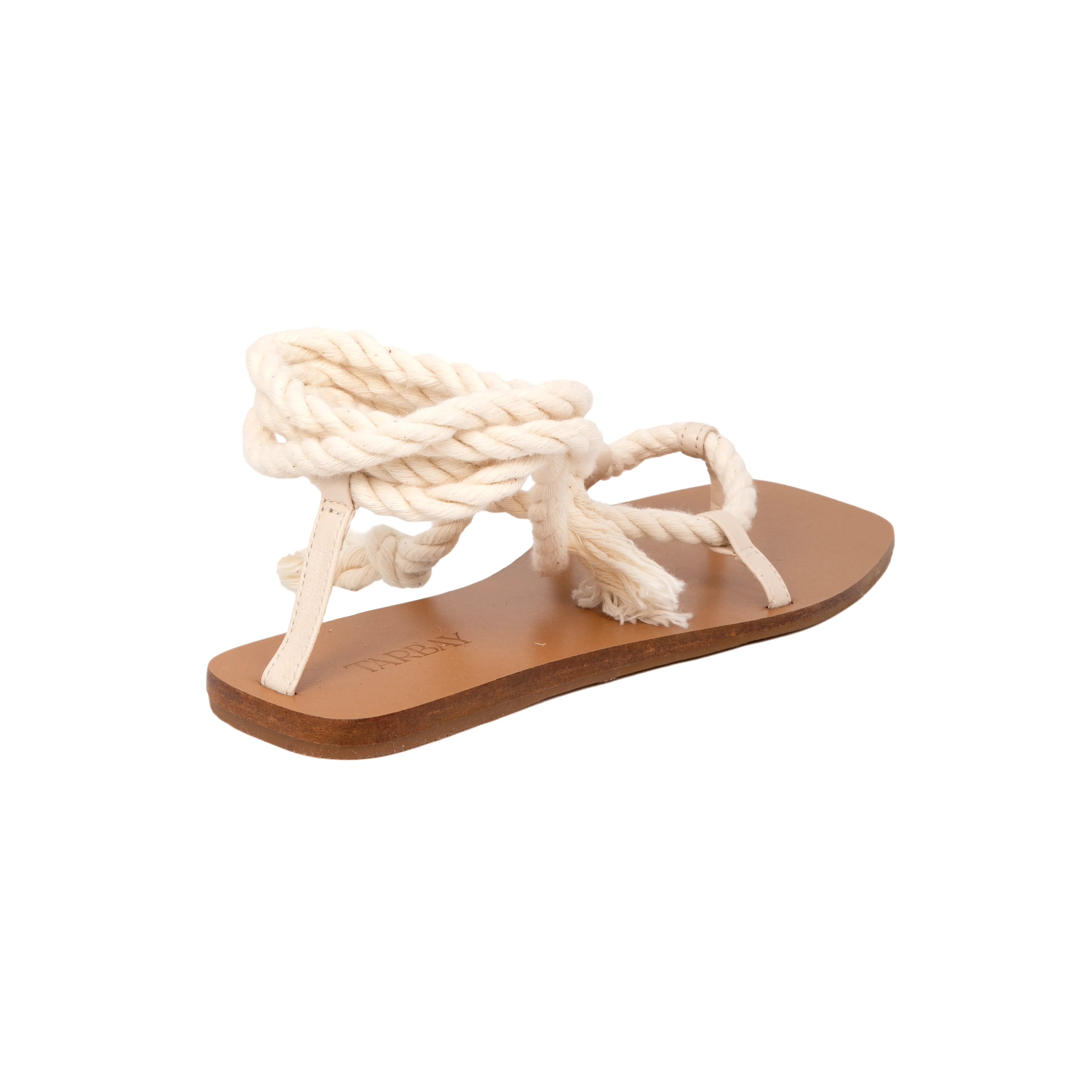 Arenisca Flat Sandals - White