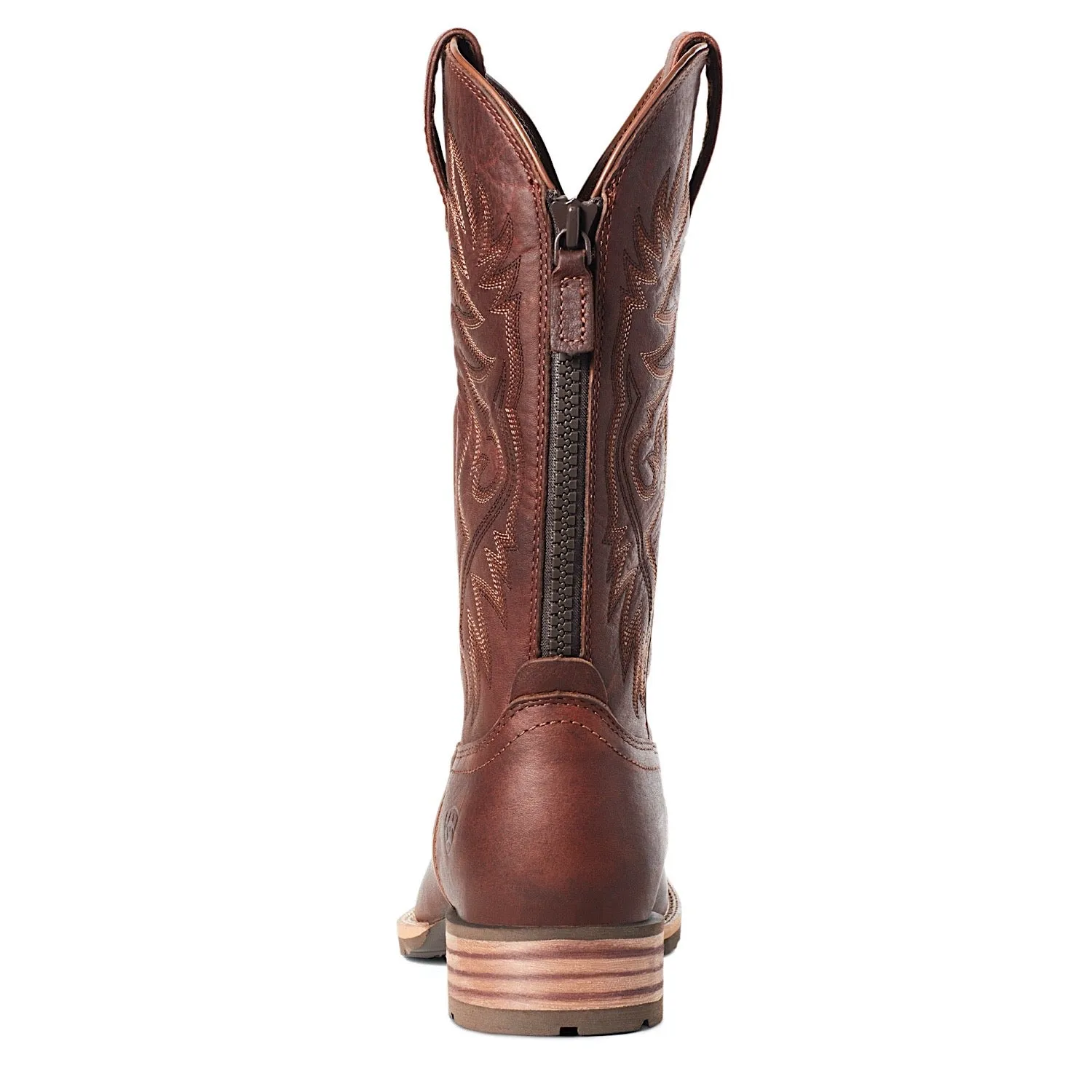 Ariat Mens Hybrid Big Boy Back Zip Western Boot Peanut