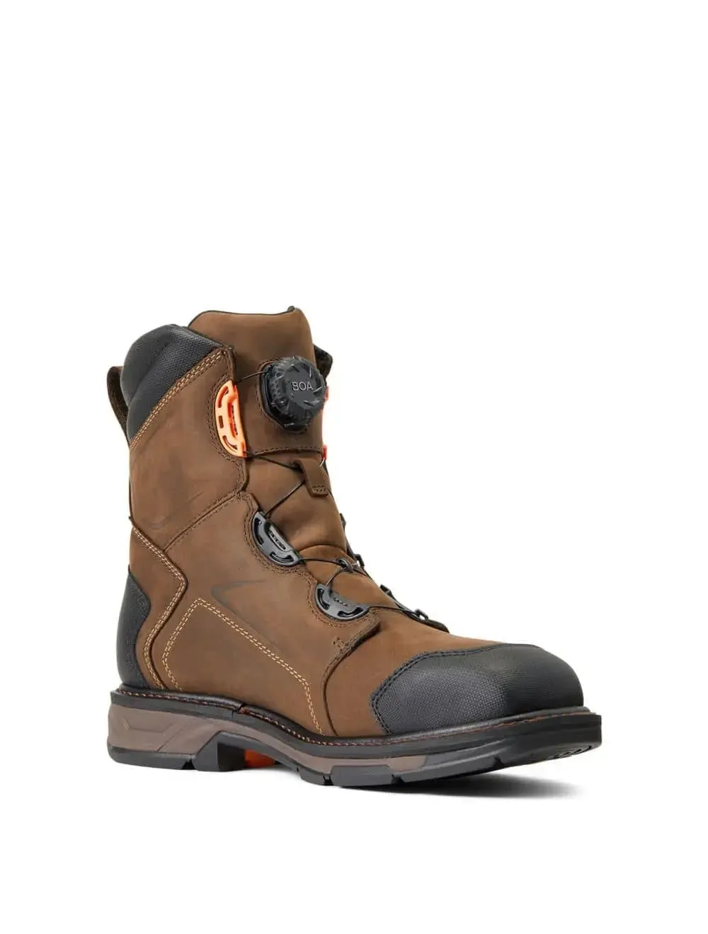 ARIAT  - Workhog XT 8" BOA H2O, Chocolate Brown, Carbon Fiber Toe