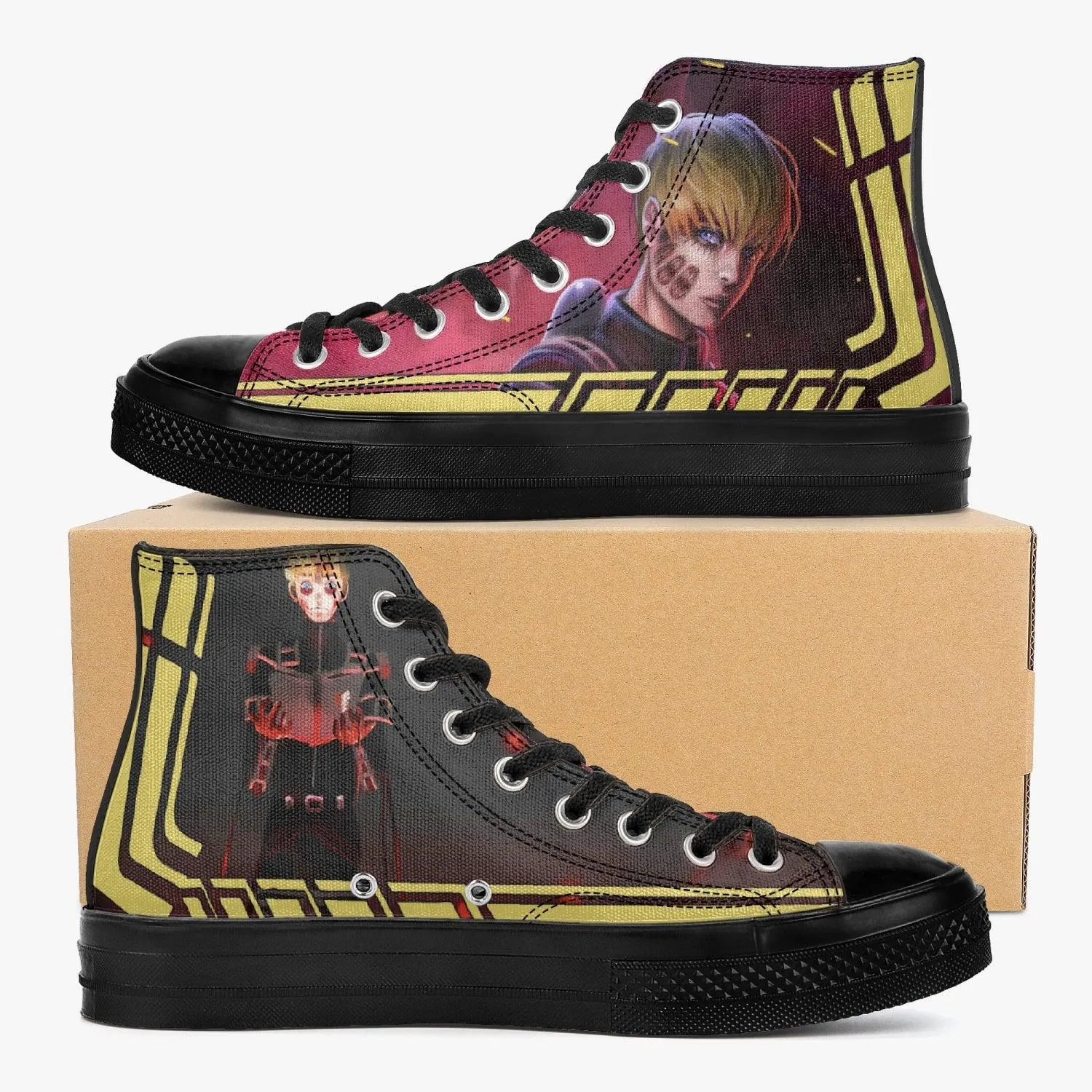 Attack On Titan Armin Arlert A-Star High Anime Shoes