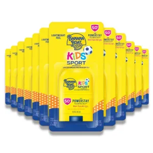 Banana Boat - Kids Sport Stick SPF 50  0.5 Oz - 12 Pack - Travel Size