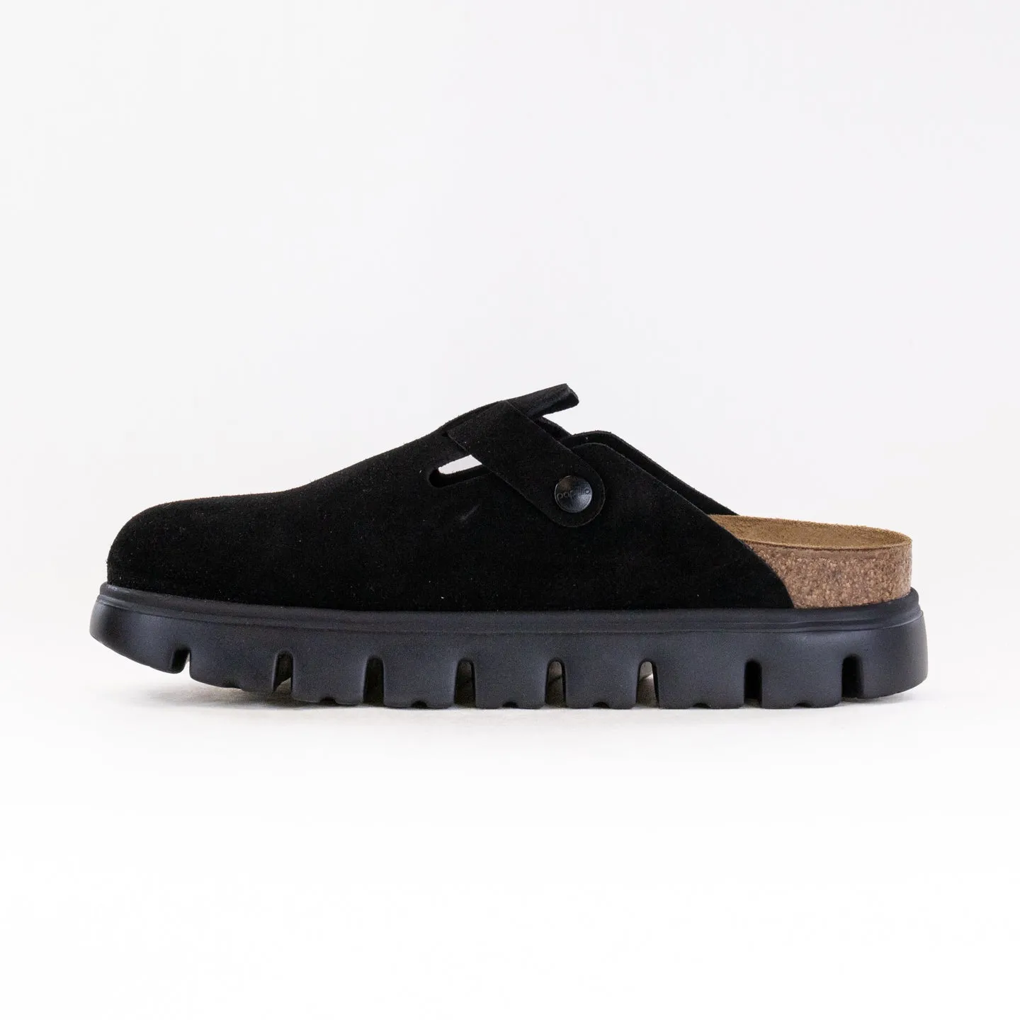 Birkenstock Boston Pap Chunky (Women's) - Black/Black