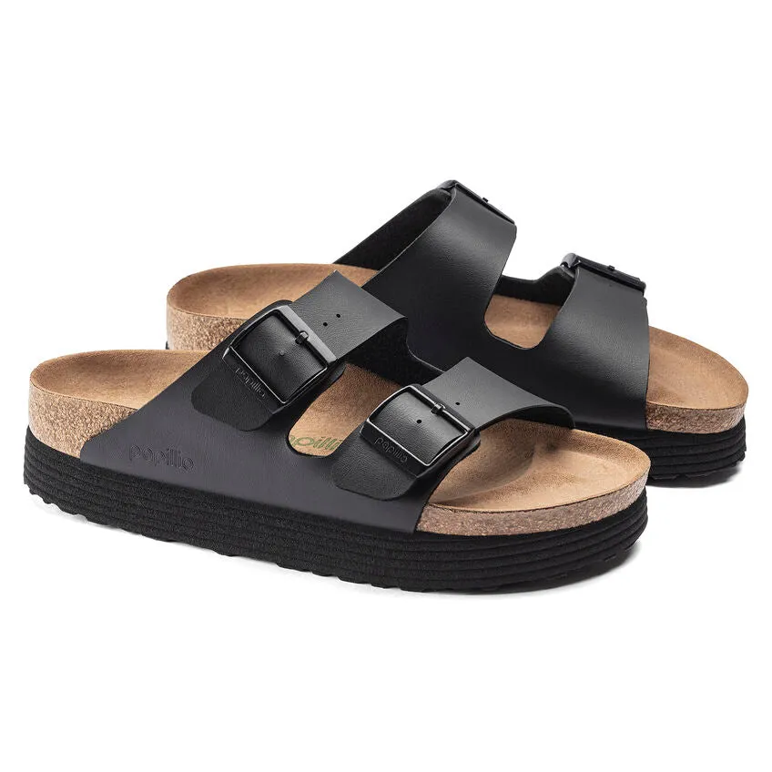 Birkenstock Women's Arizona Platform Sandal - Black