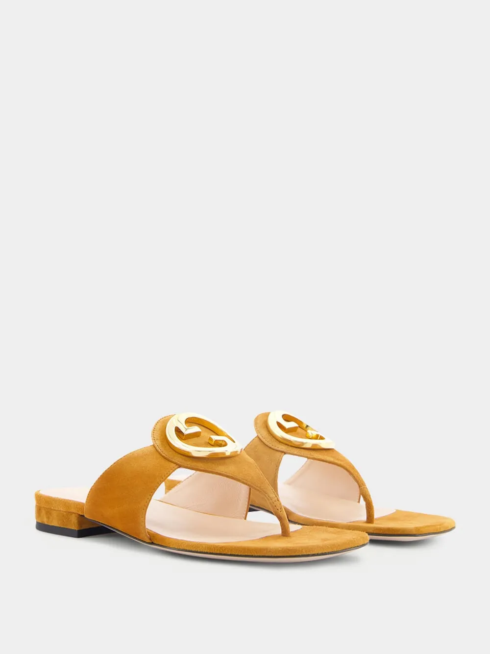 Blondie Thong Suede Sandals