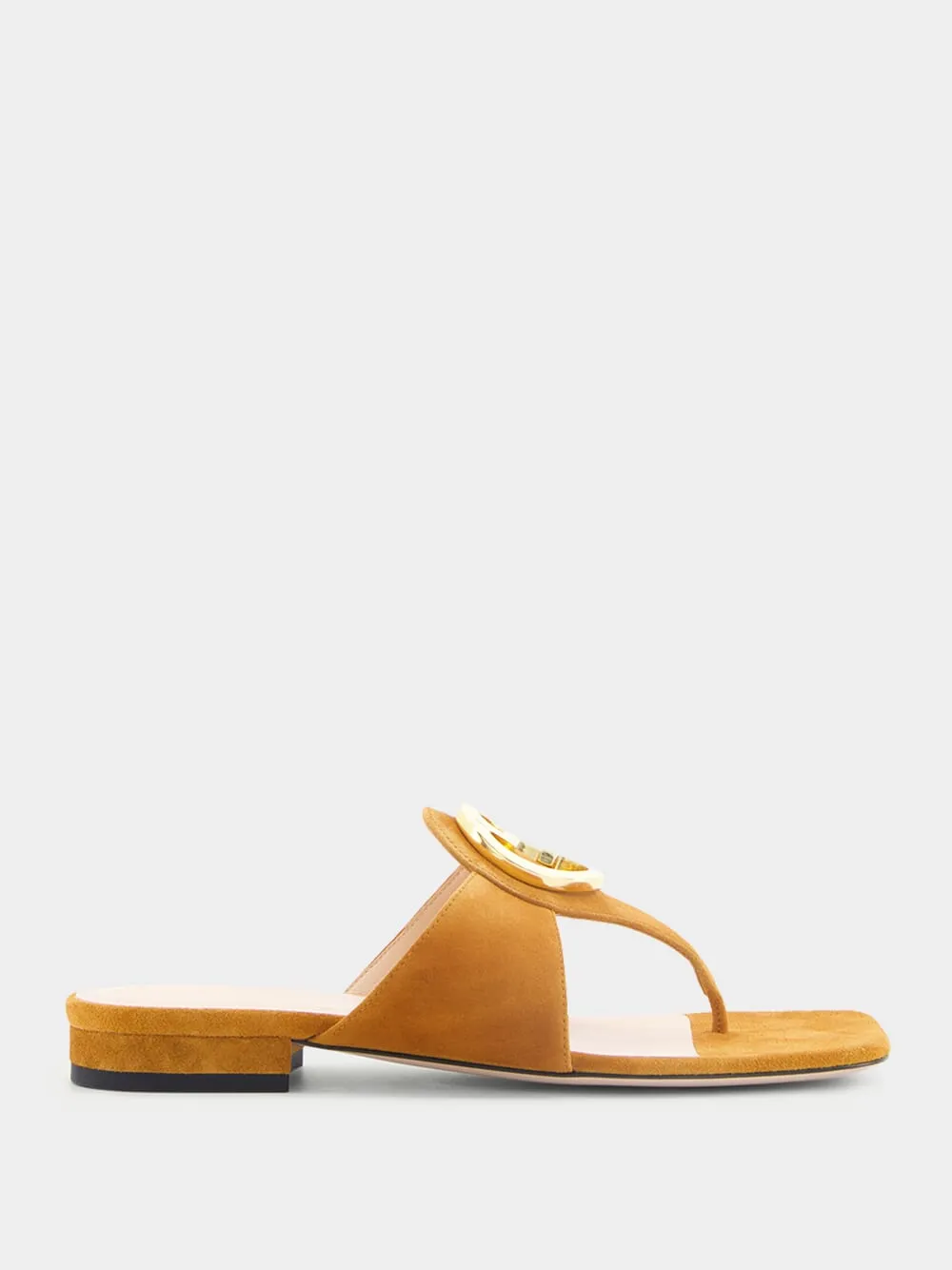 Blondie Thong Suede Sandals