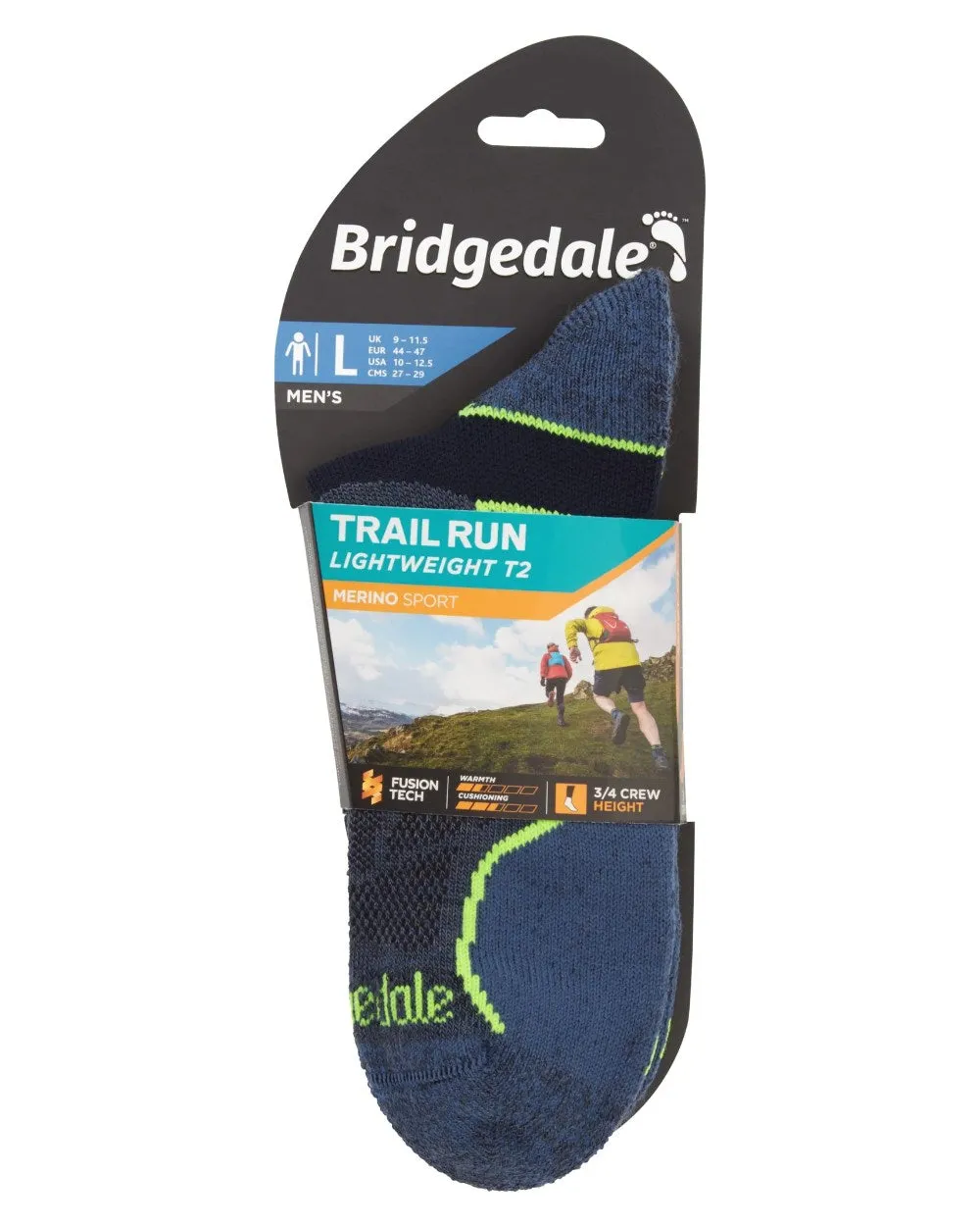 Bridgedale Lightweight T2 Merino Sport 3/4 Crew Socks