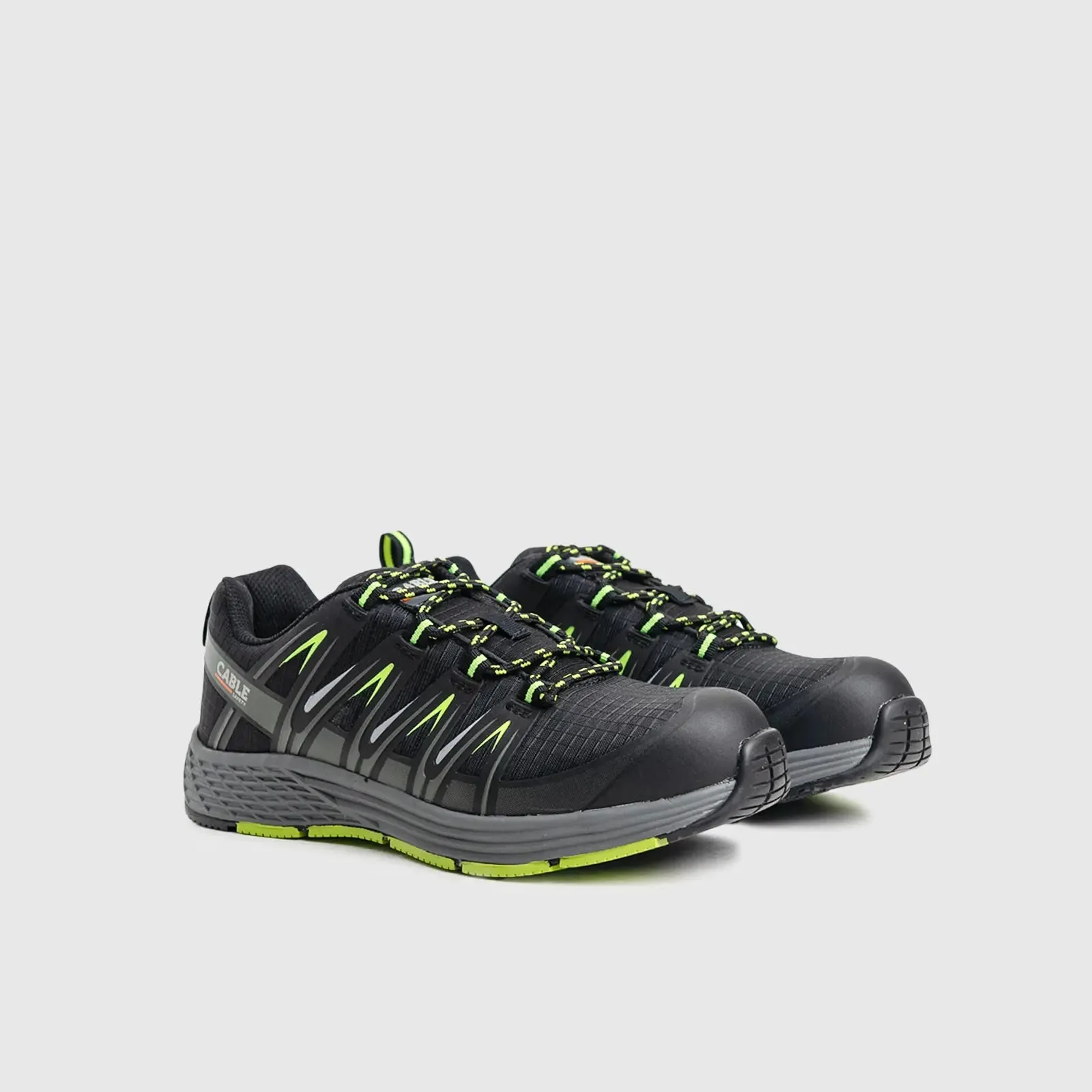 Cable Garnet Safety Shoe Black/Lime