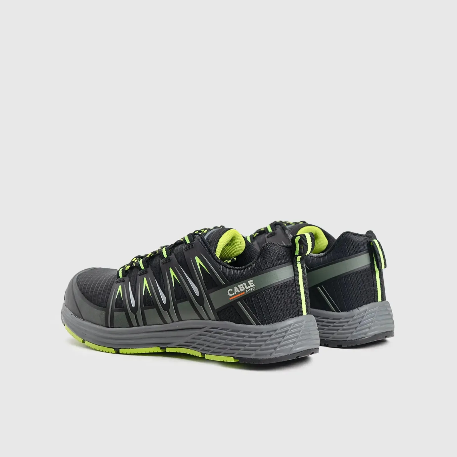 Cable Garnet Safety Shoe Black/Lime