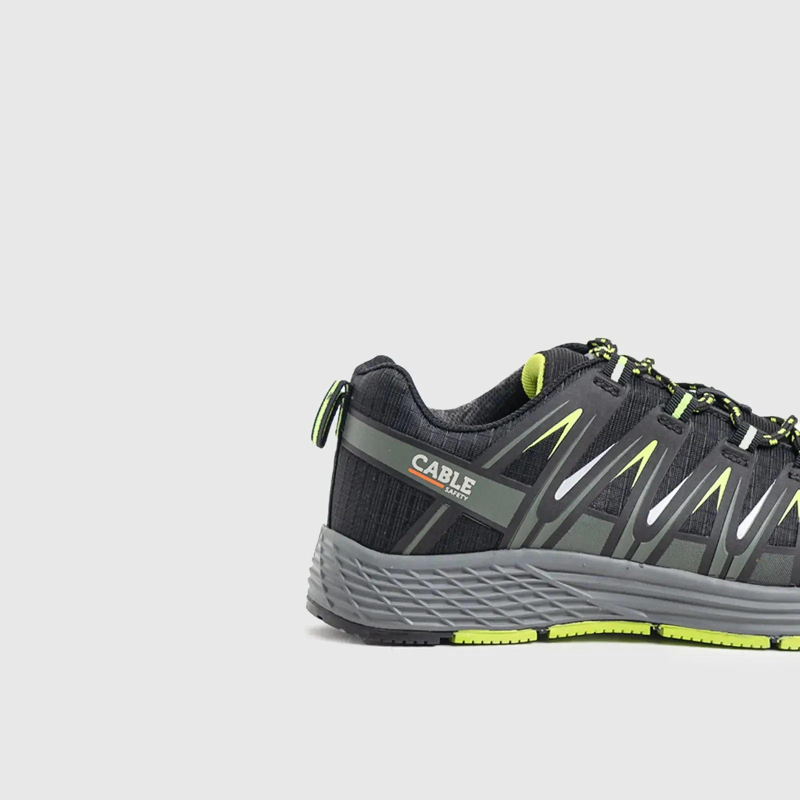 Cable Garnet Safety Shoe Black/Lime