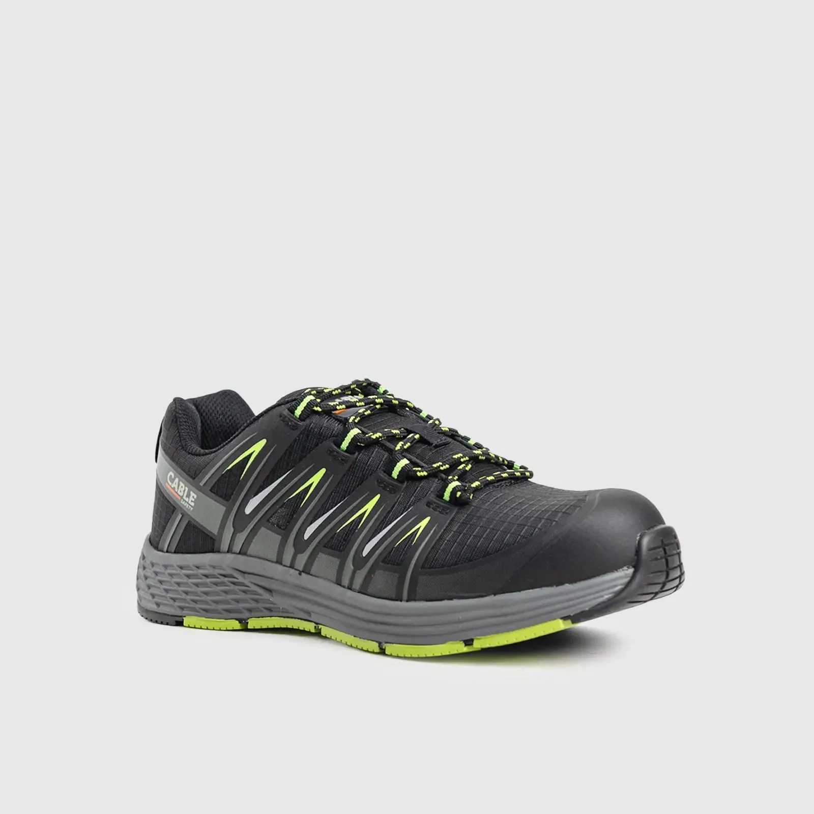 Cable Garnet Safety Shoe Black/Lime