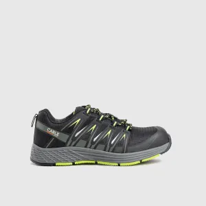 Cable Garnet Safety Shoe Black/Lime