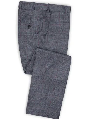 Caccioppoli Dapper Dandy Lionni Blue Wool Pants