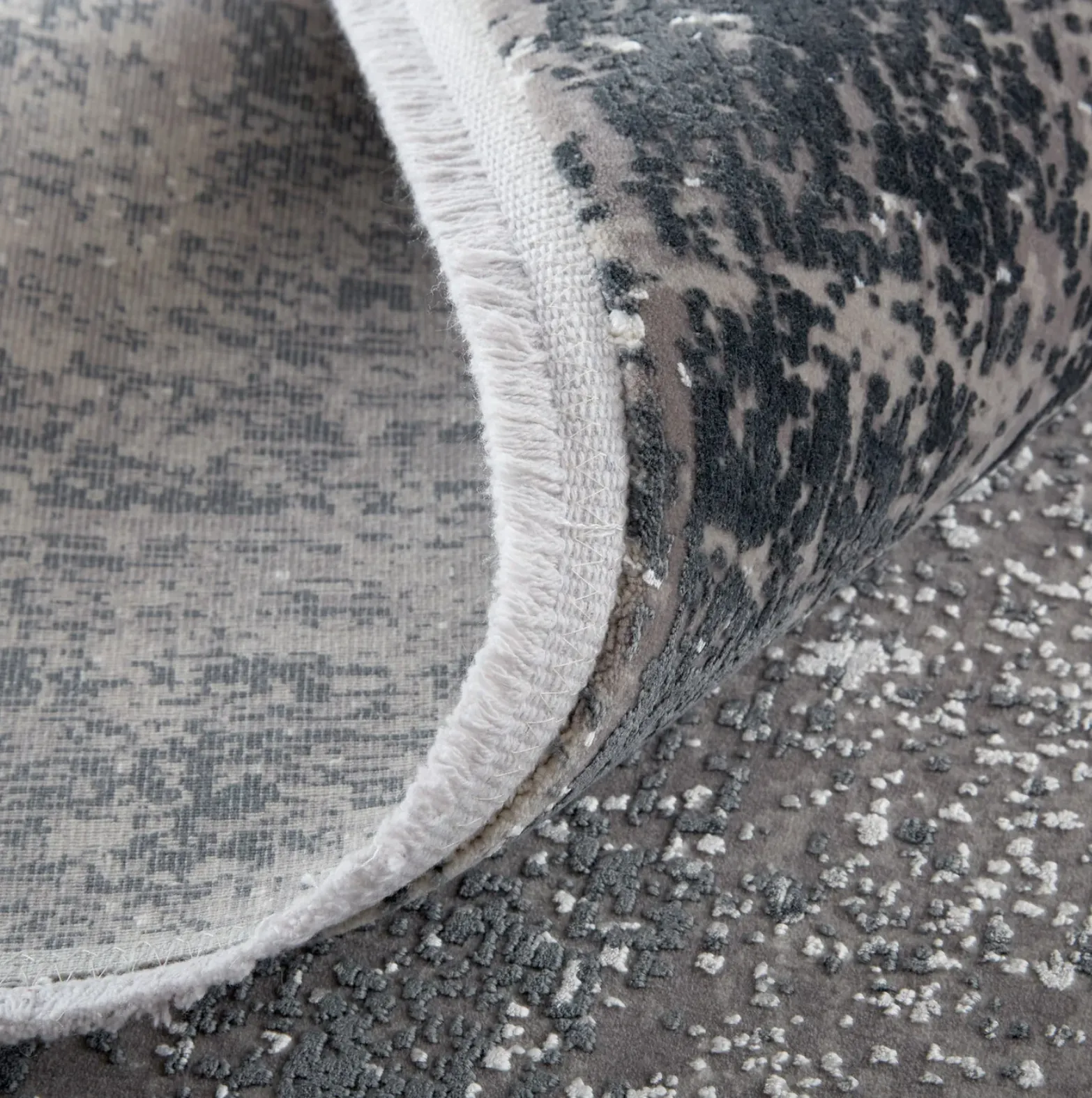 Cadiz Charcoal Black Rug