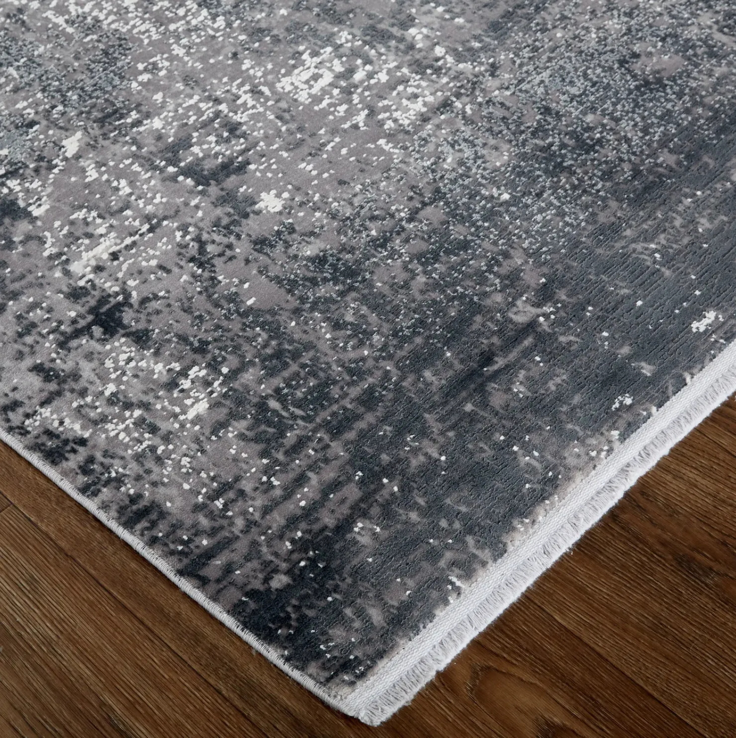 Cadiz Charcoal Black Rug