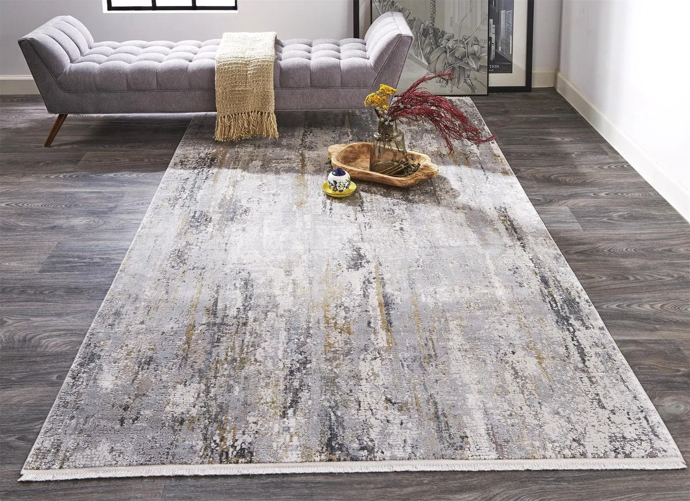 Cadiz Ivory/Gray Rug