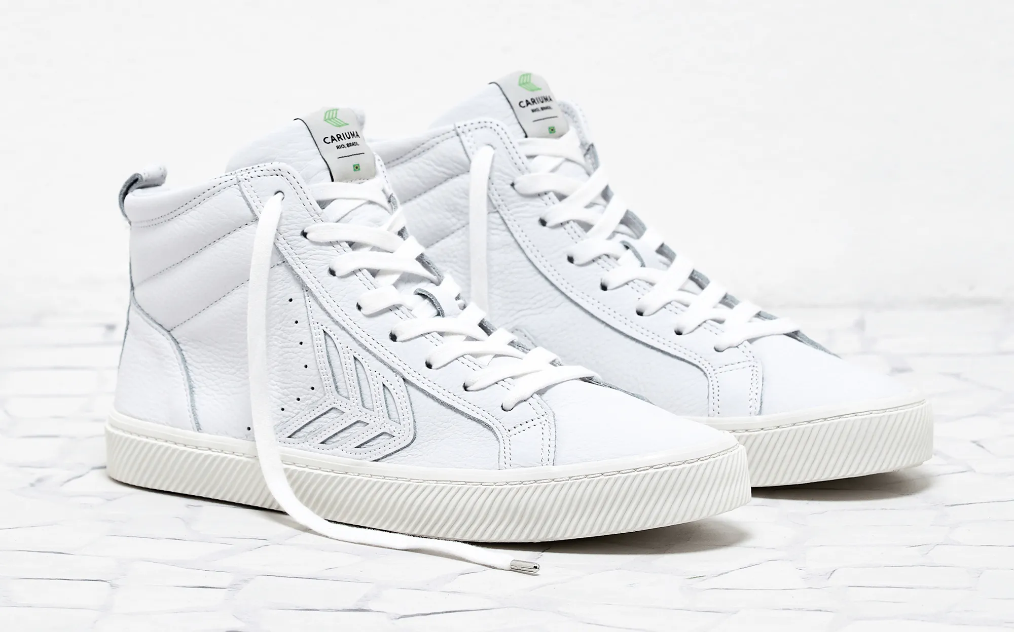 CATIBA High Off White Premium Leather Sneaker Women