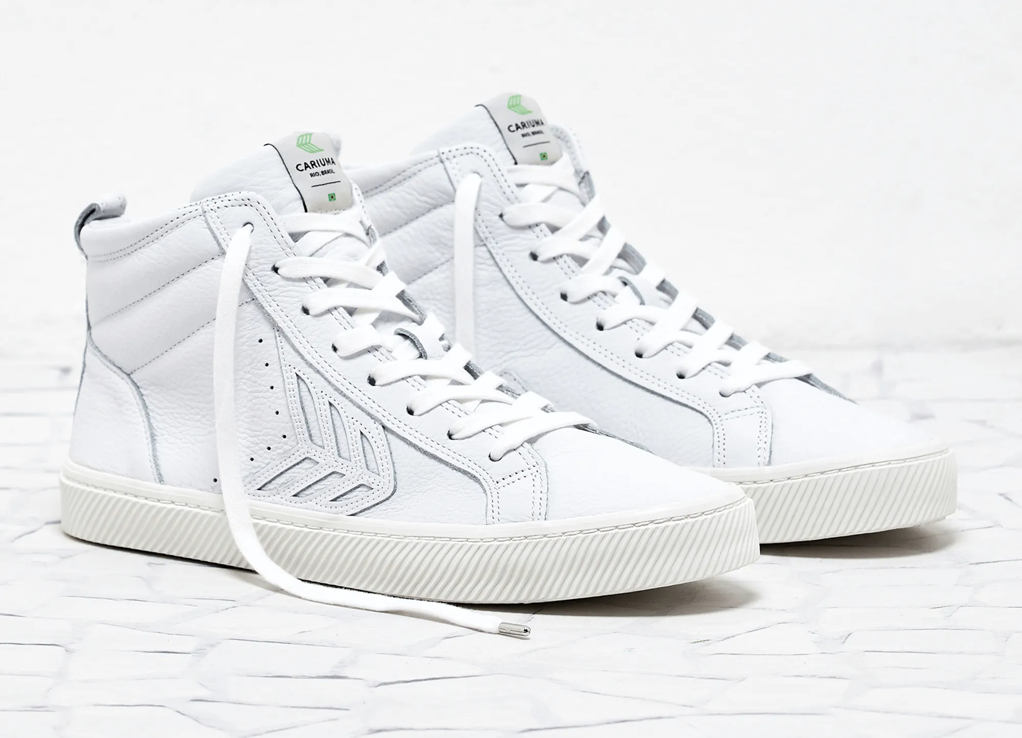 CATIBA High Off White Premium Leather Sneaker Women