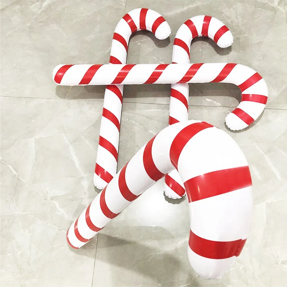 Christmas Blow Up Candy Canes - Inflatable Candy Canes for Christmas Decoration