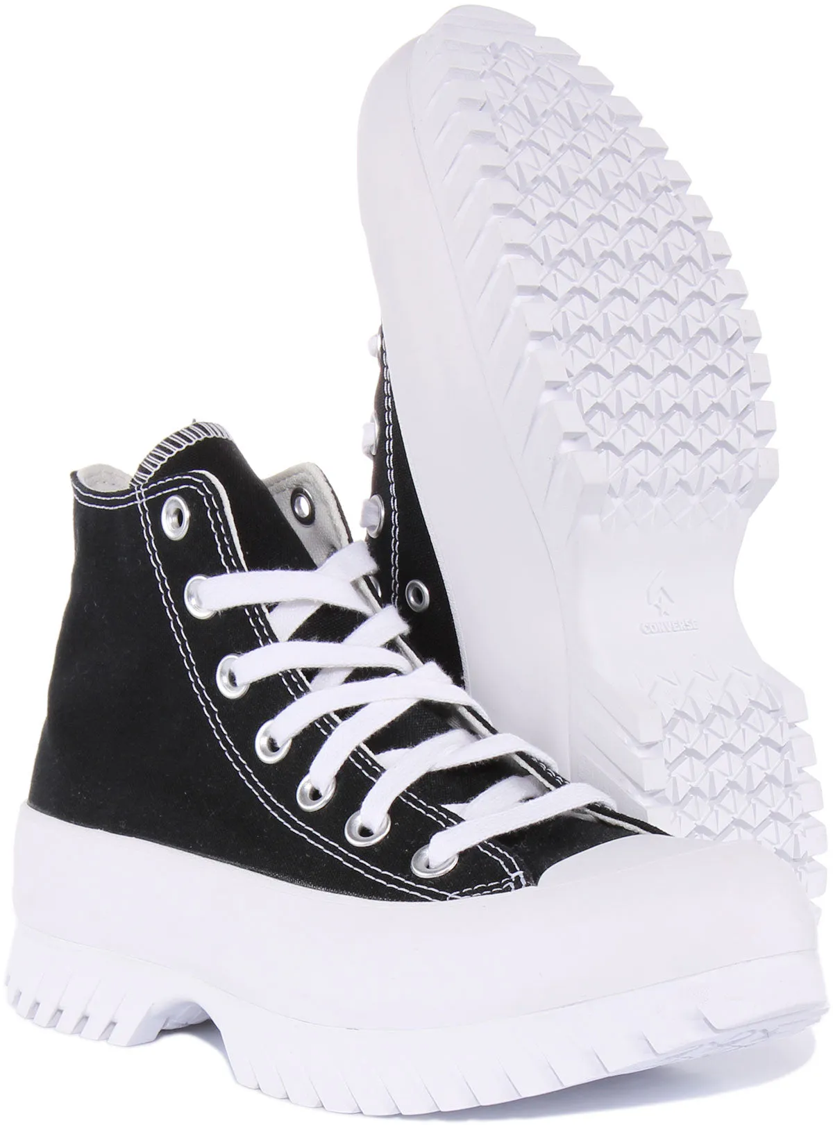 Converse Lugged 2.0 A00870C In Black White For Women