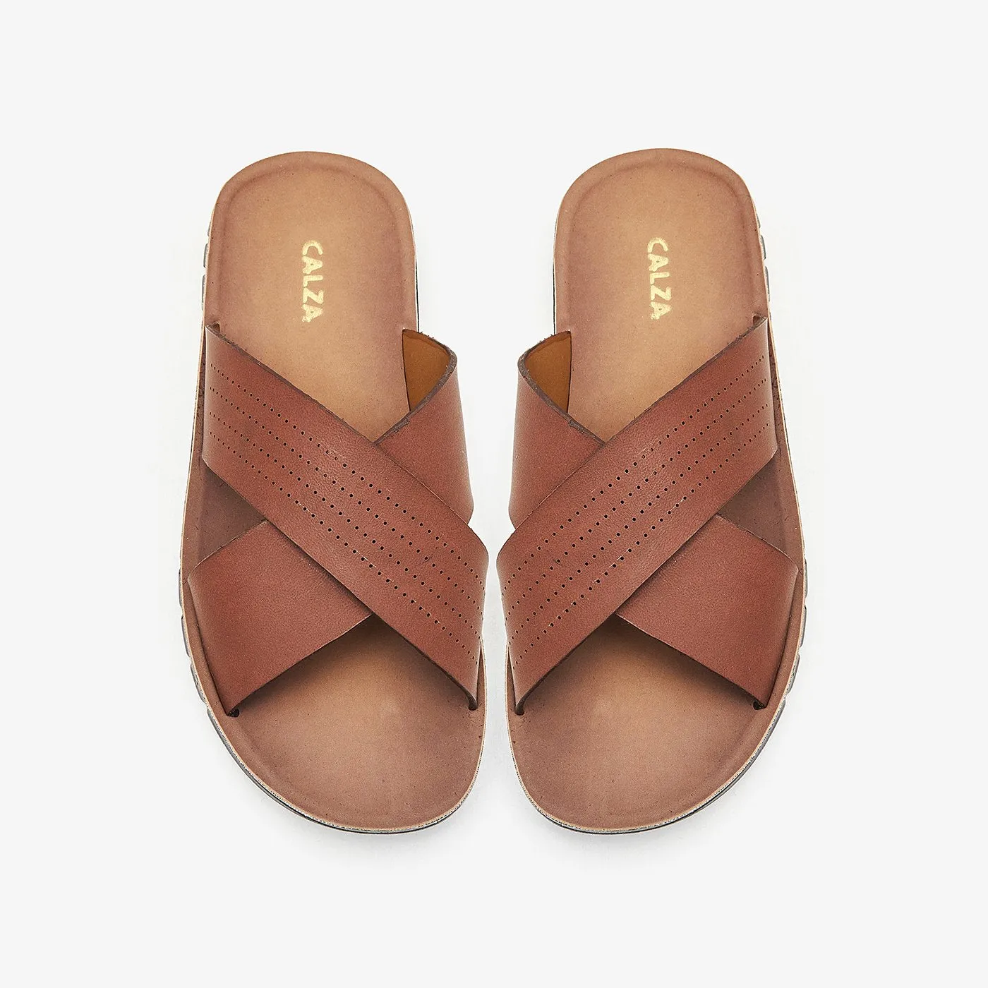 Cross Strap Chappals for Men