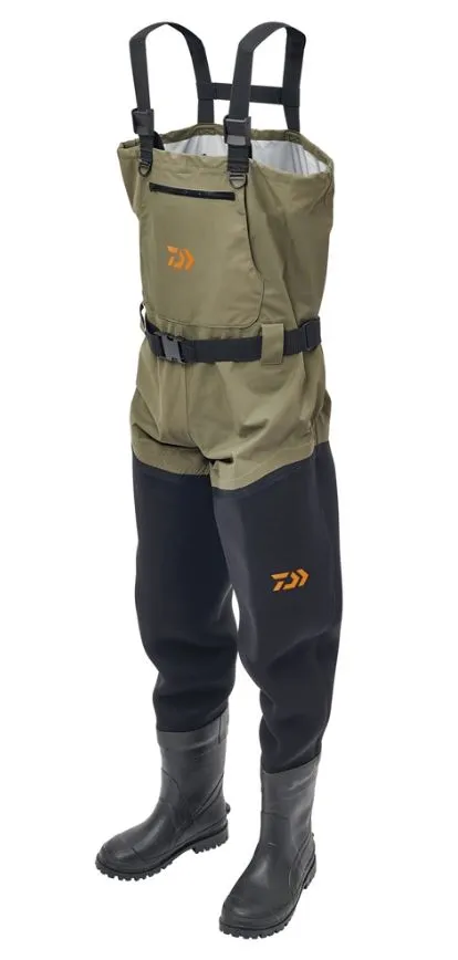 Daiwa Hybrid Breathable / Neoprene Chest Waders - All Sizes