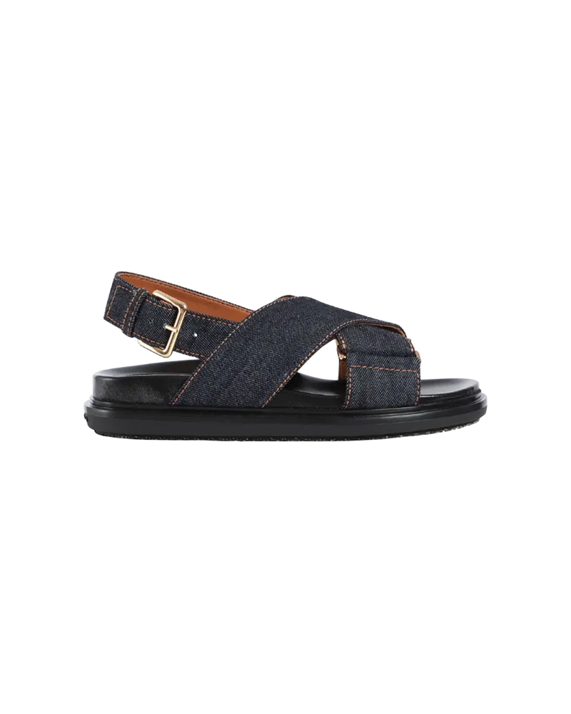 Denim Fussbett Sandals