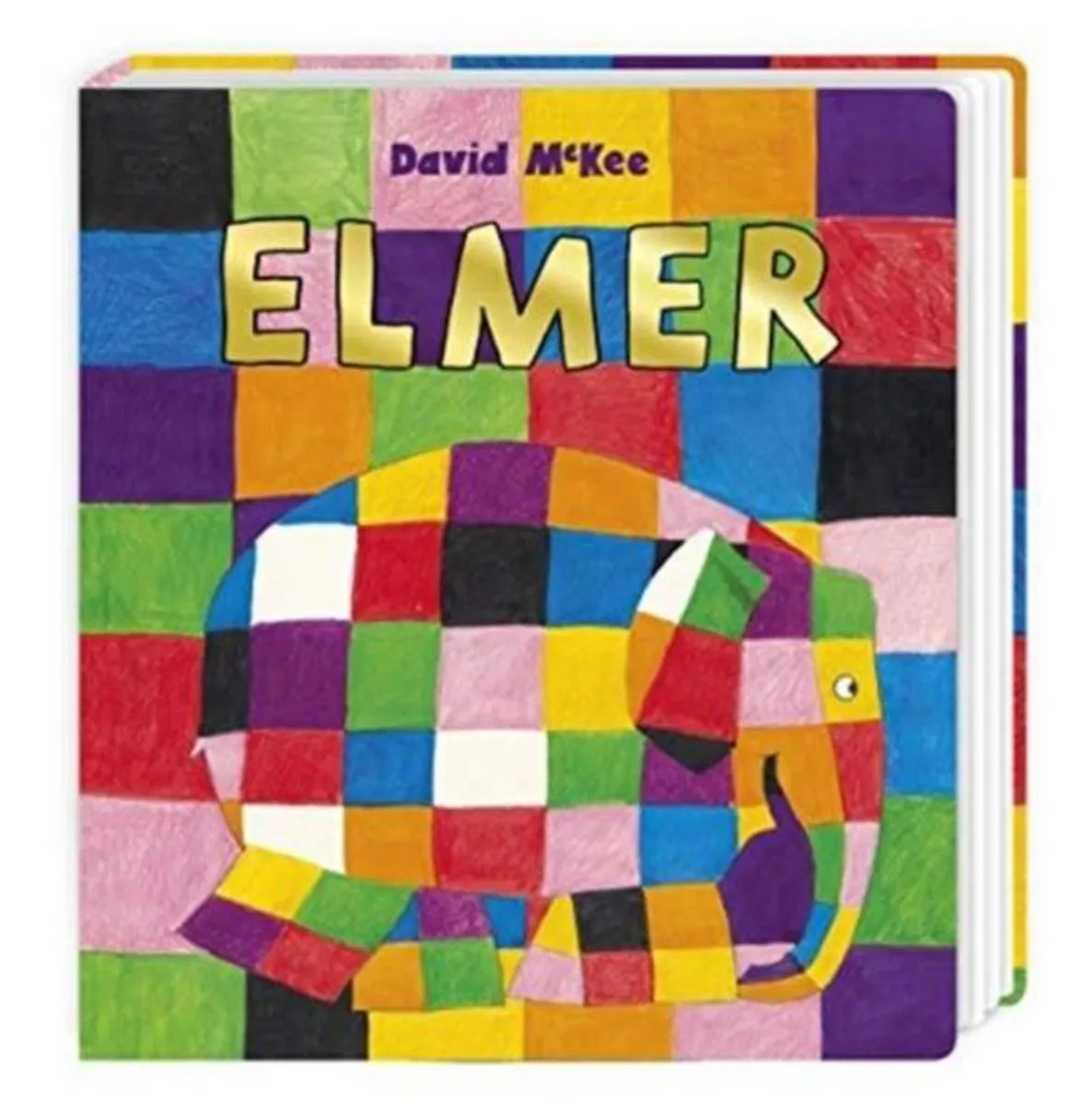 Elmer Story Sack with Elmer Hand Puppet