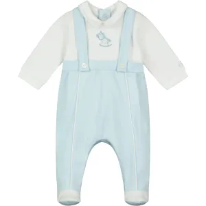 Emile et Rose Boys Sleepsuit Fergus with Rocking Horse Detail