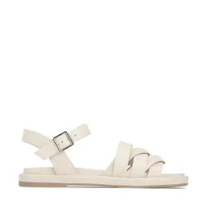 EOS Origami Sandal in Bone Leather