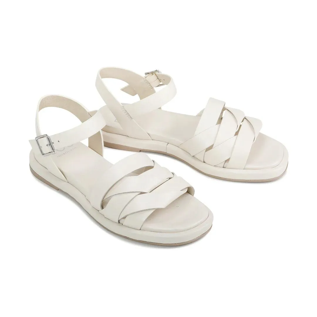 EOS Origami Sandal in Bone Leather