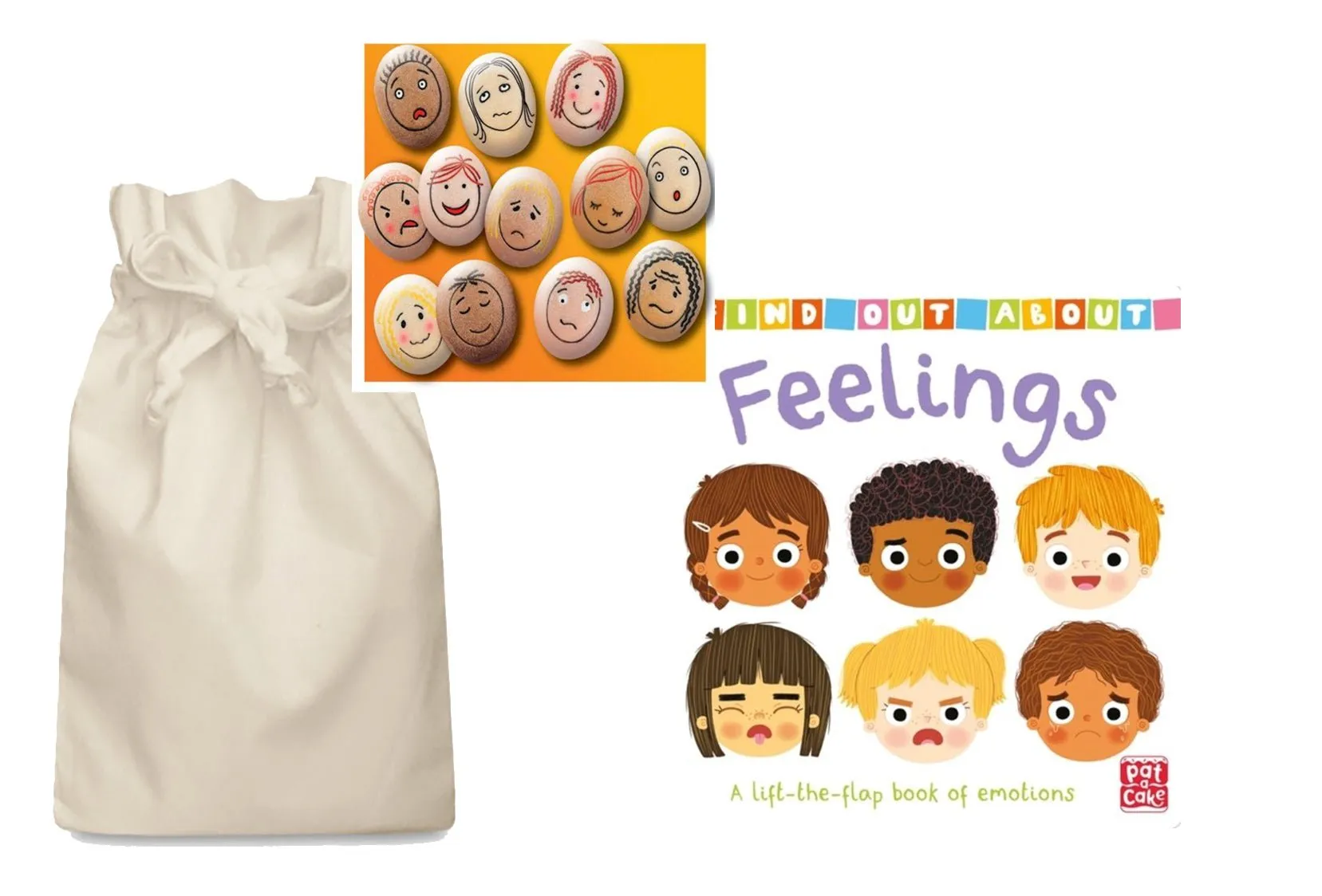 Find out about Feelings Story Sack with Emotion Stones