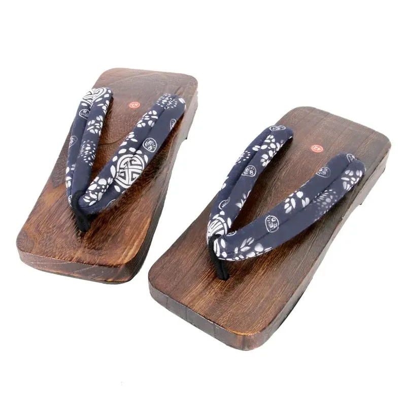 Flat-Floor Japanese Wooden Sandals