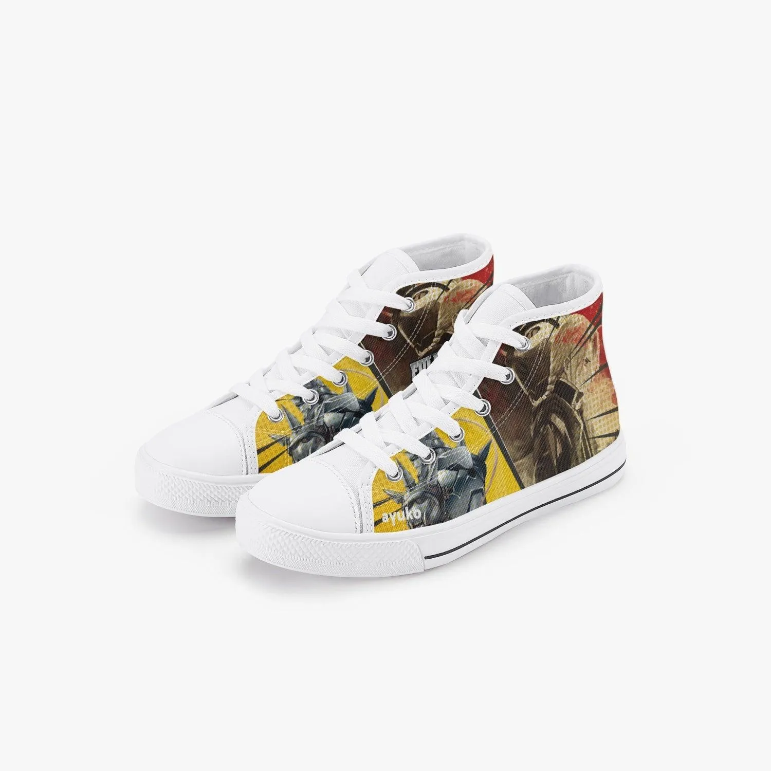 Fullmetal Alchemist Edward Kids A-Star High Anime Shoes