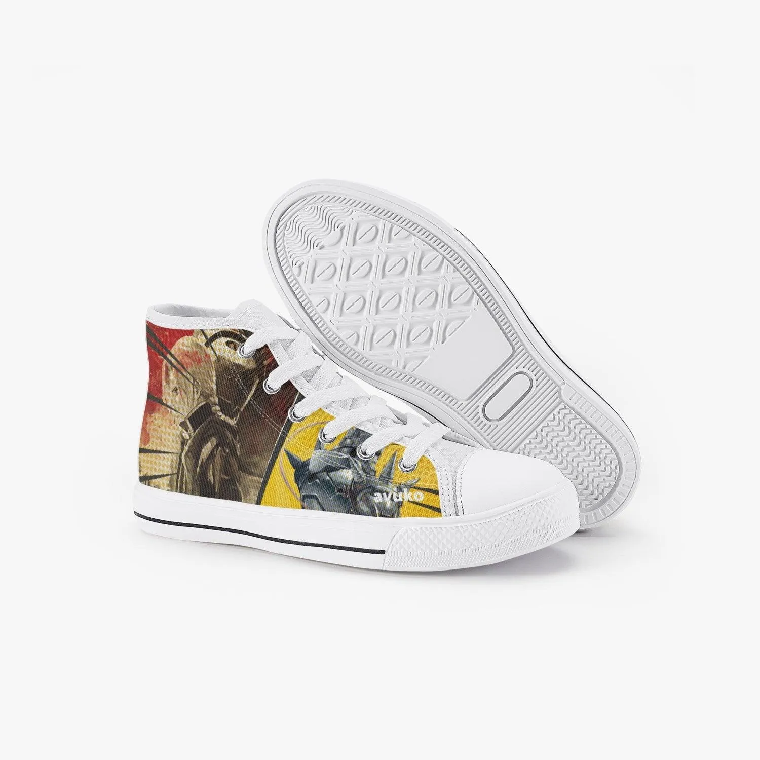 Fullmetal Alchemist Edward Kids A-Star High Anime Shoes