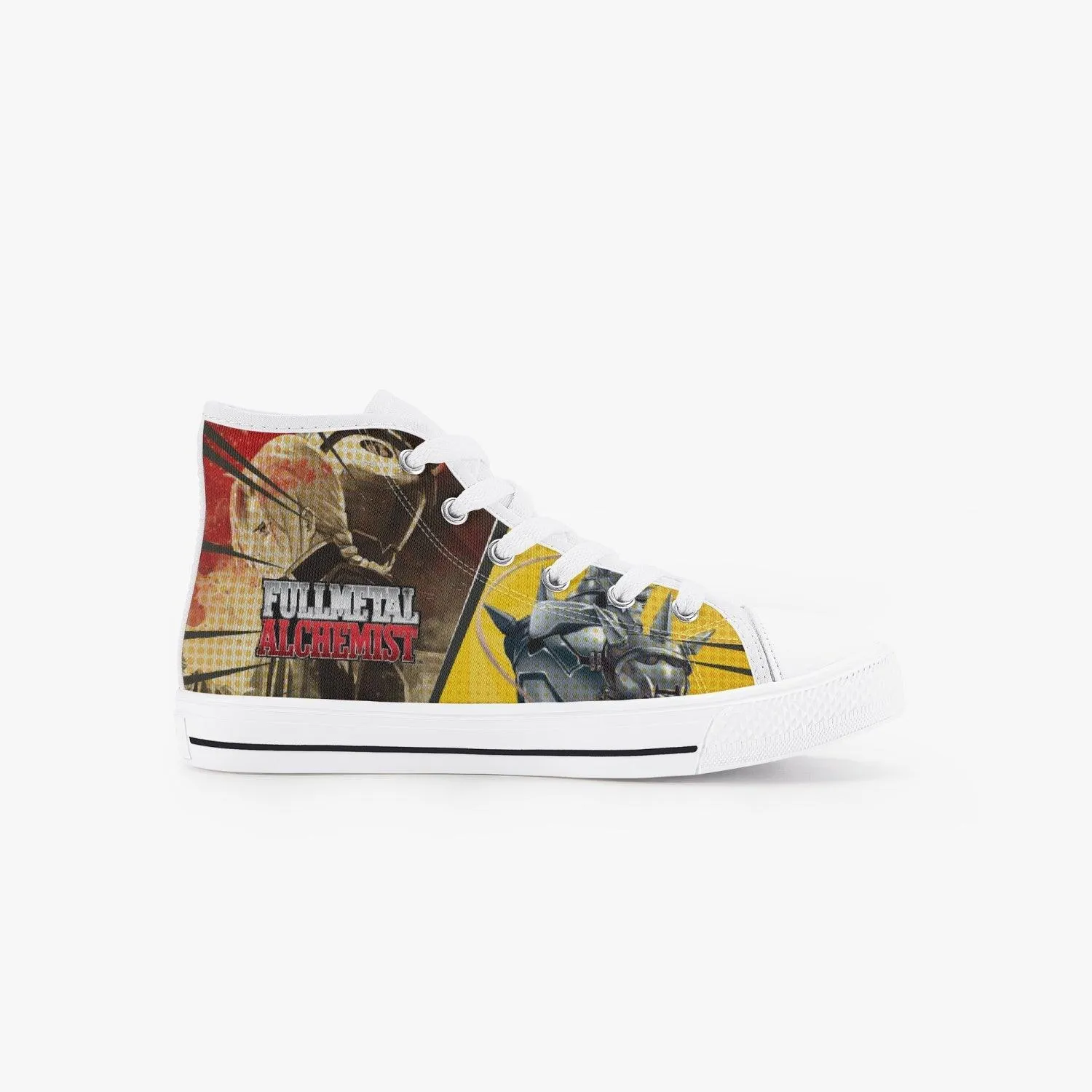 Fullmetal Alchemist Edward Kids A-Star High Anime Shoes