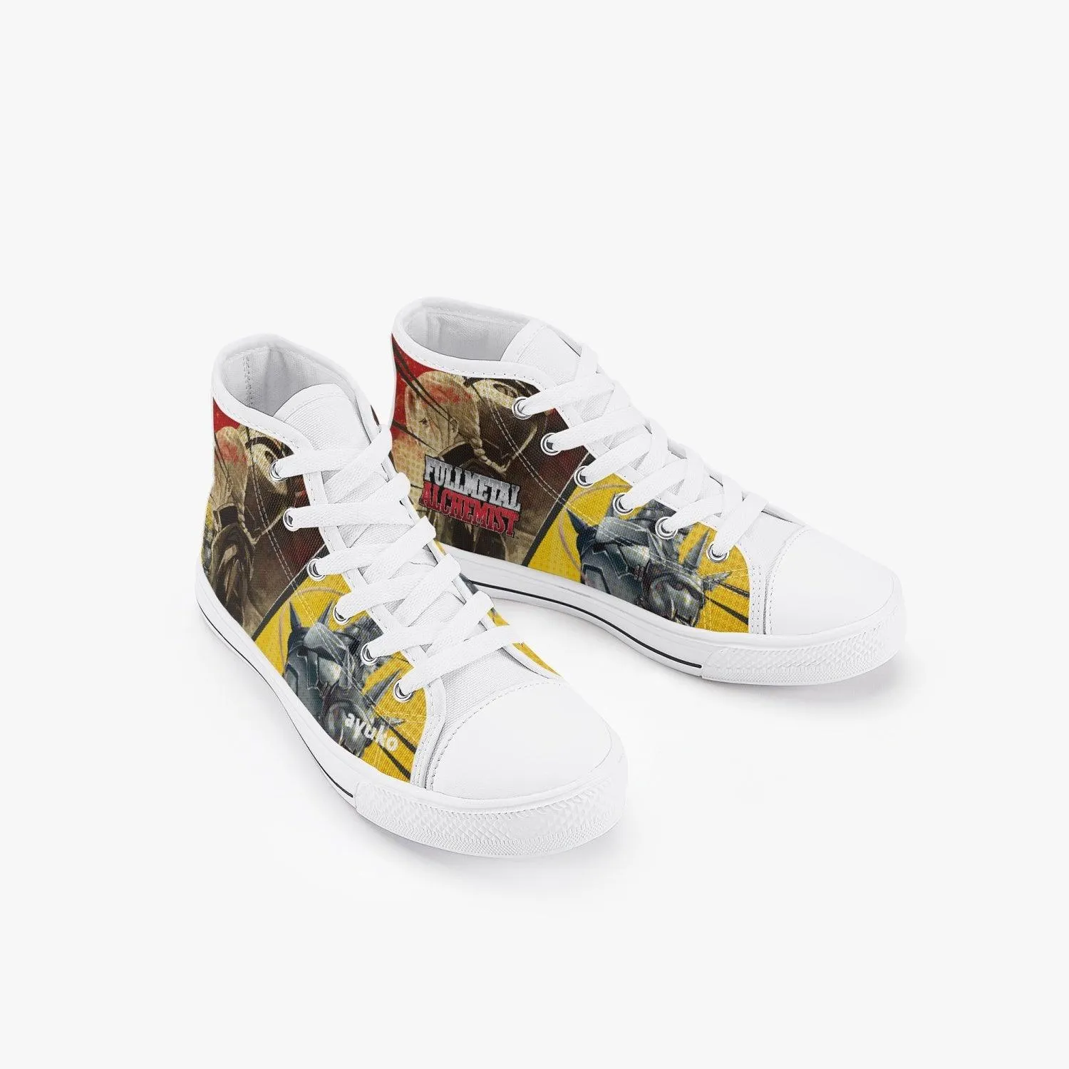 Fullmetal Alchemist Edward Kids A-Star High Anime Shoes