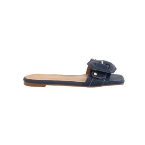 Gianna Flat Sandals - Mariner