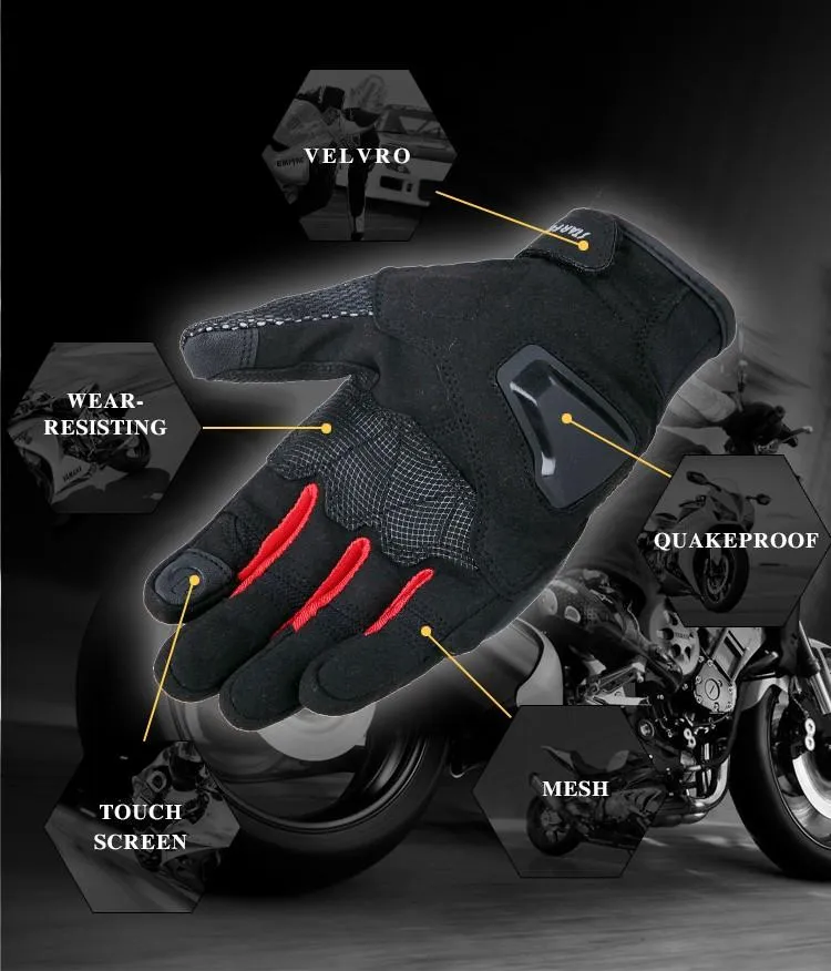 Gloves for Motorcycle Riding High-Quality Ventilation