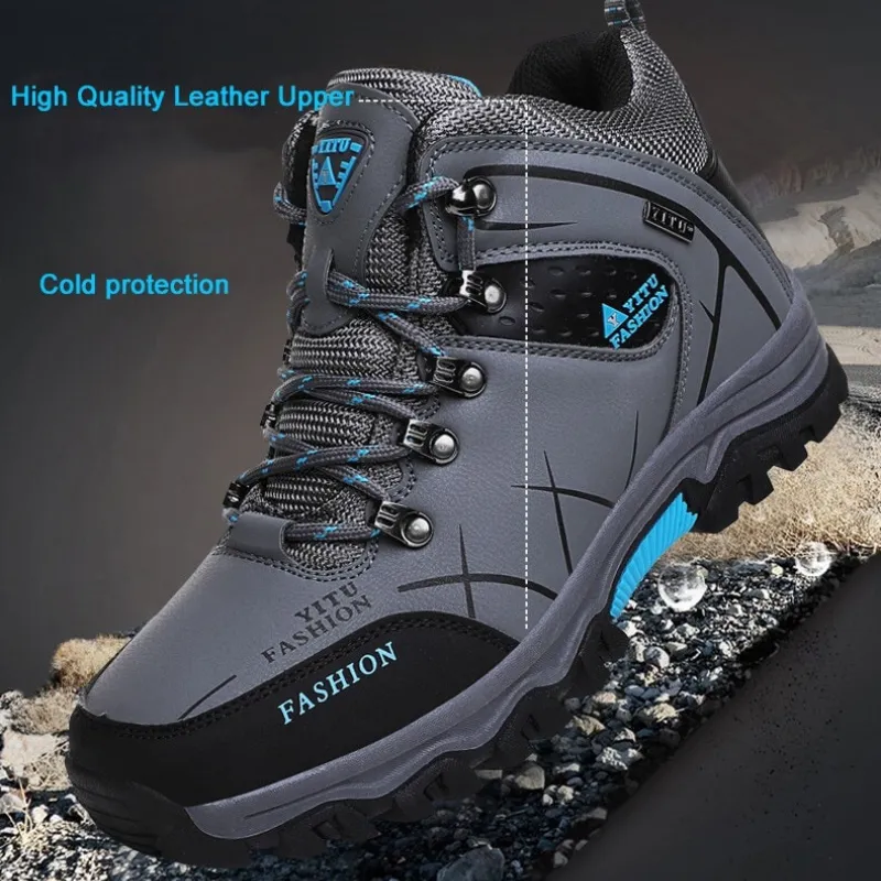 GRW Best Ortho Boots Waterproof Leather Super Warm Anti-collision Hiking Boots for Men