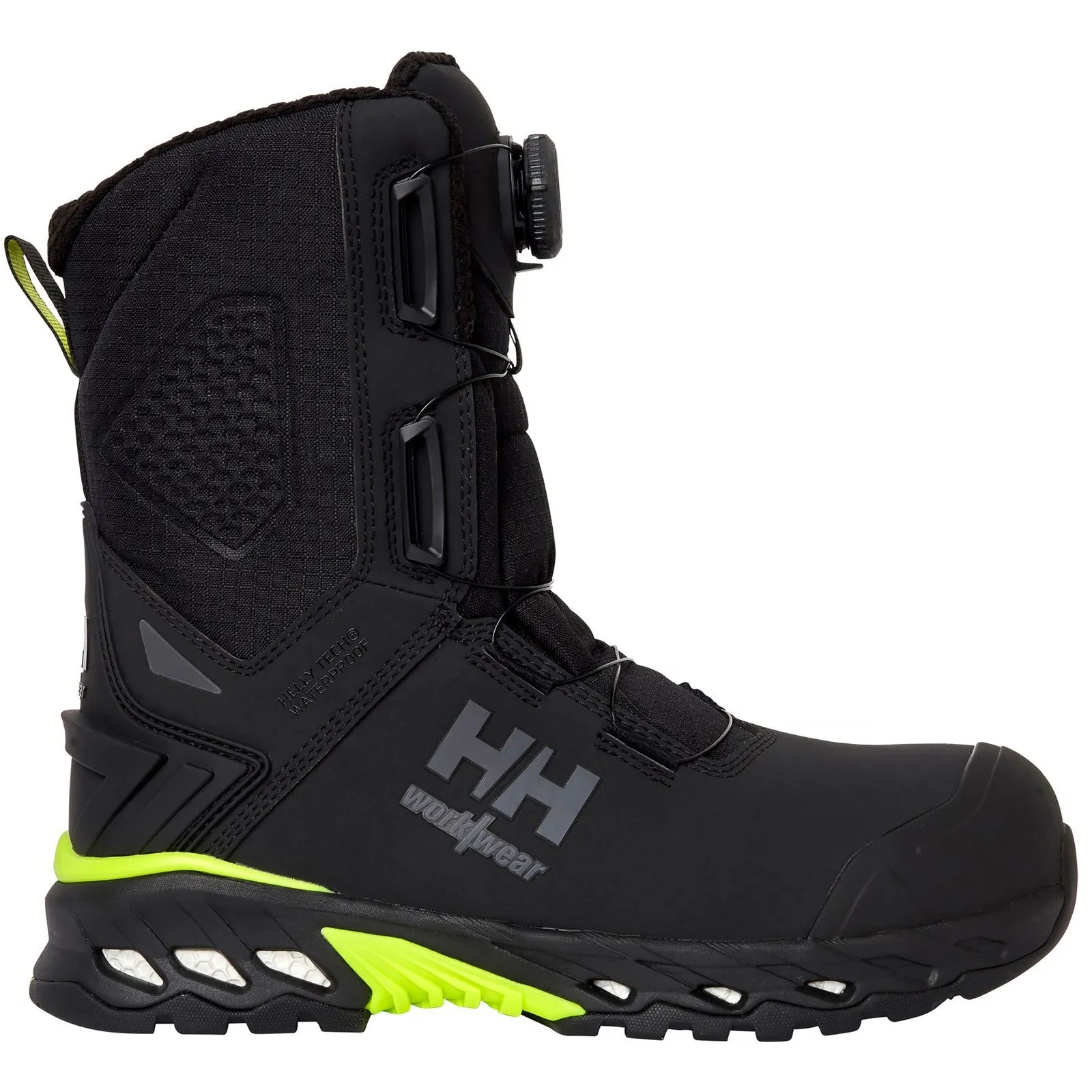 Helly Hansen Workwear Magni Evo Winter Tall Boa S7L Black/Dark Lime