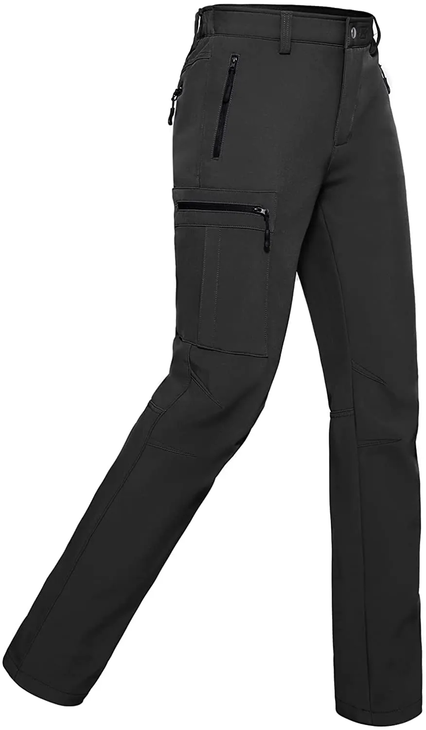 Hiauspor Damen-Wanderhose-Skihose-Wasserdicht-Outdoorhose-Trekkinghose-Warm-Winter